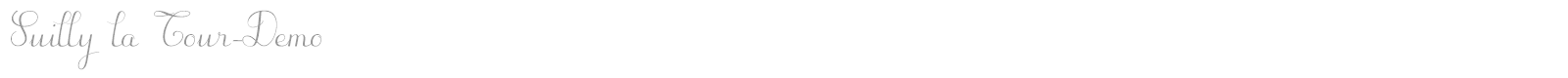 Suilly la Tour font preview
