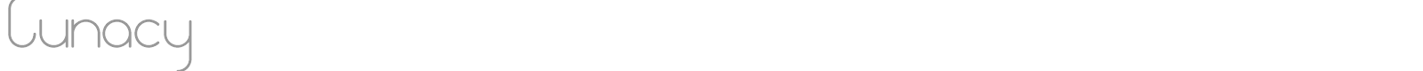 Lunacy font preview