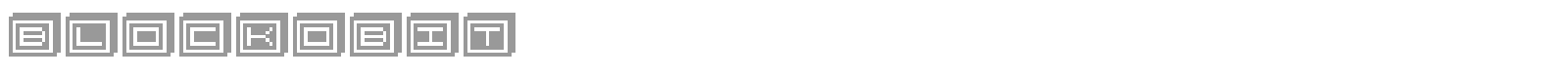 BlockoBit font preview
