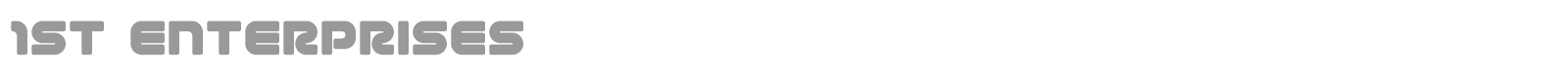 1st Enterprises font preview