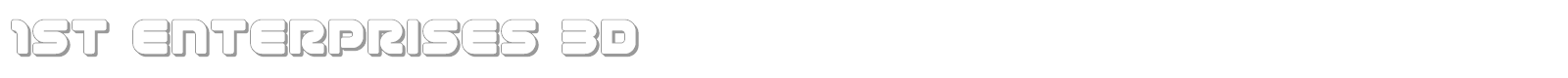 1st Enterprises font preview