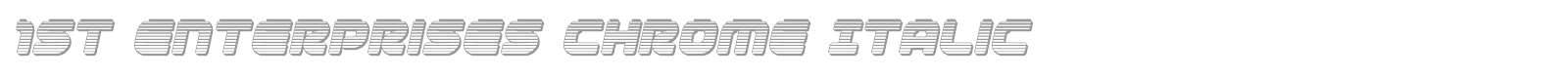 1st Enterprises font preview