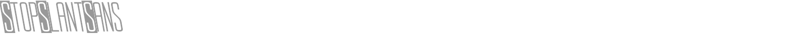 Stop Slant Sans font preview