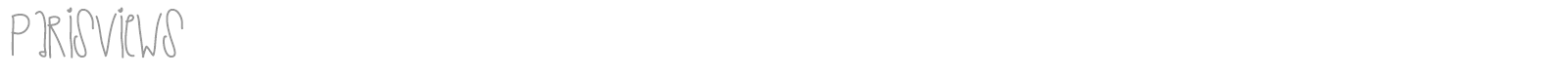Paris Views font preview