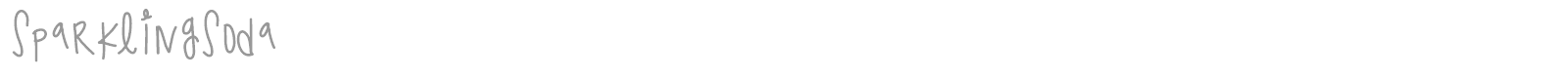 Sparkling Soda font preview