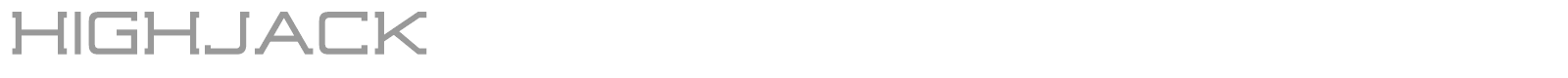 Highjack font preview