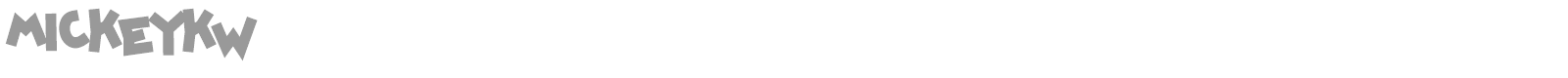 Mickey kw font preview