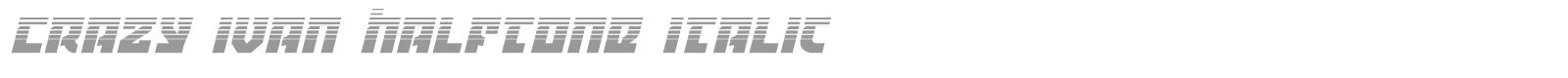 Crazy Ivan font preview