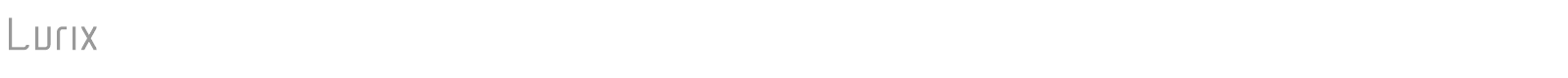 Lurix font preview
