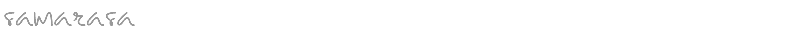 Samarasa font preview