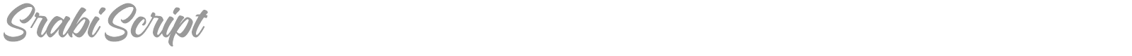 Srabi Script font preview