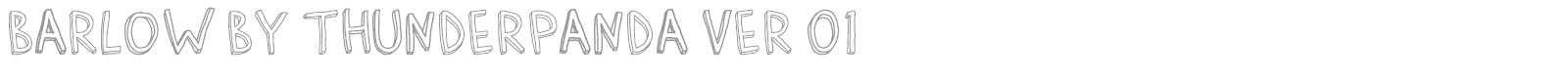 Barlow by Thunderpanda font preview