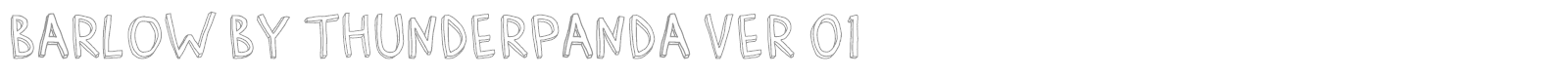 Barlow by Thunderpanda font preview