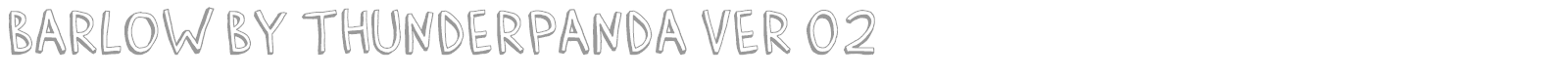 Barlow by Thunderpanda font preview