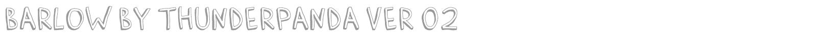 Barlow by Thunderpanda font preview