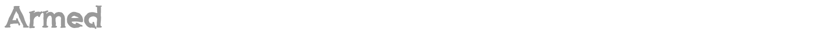 Armed font preview