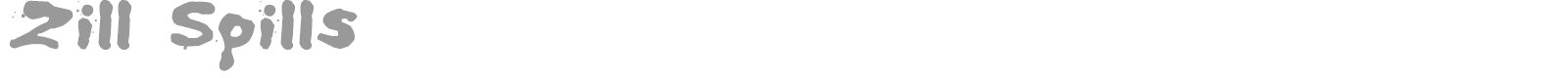 Zill Spills font preview