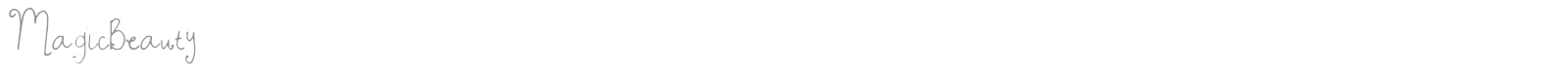 Magic Beauty font preview