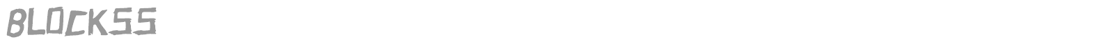 BLOCKSS font preview
