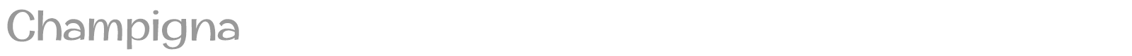 Champigna font preview