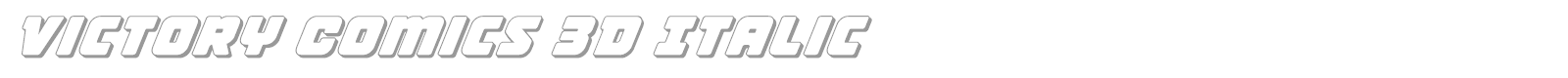 Victory Comics font preview