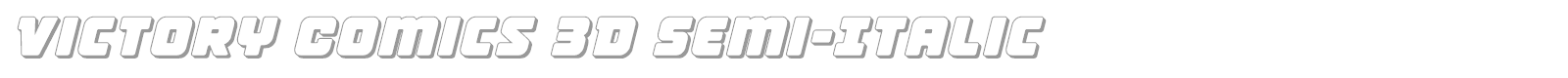 Victory Comics font preview