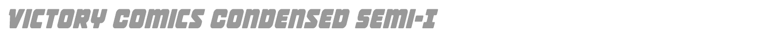 Victory Comics font preview