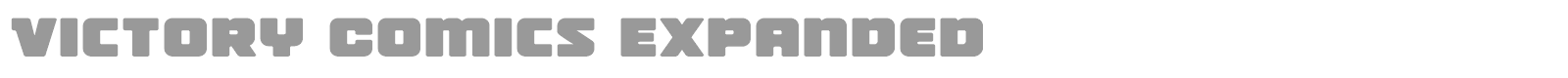 Victory Comics font preview