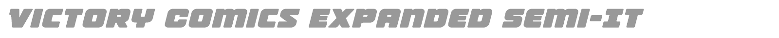 Victory Comics font preview