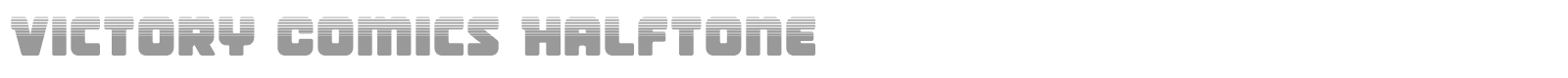 Victory Comics font preview