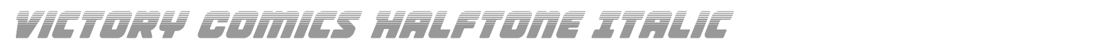 Victory Comics font preview