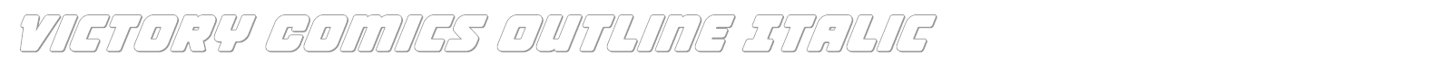 Victory Comics font preview