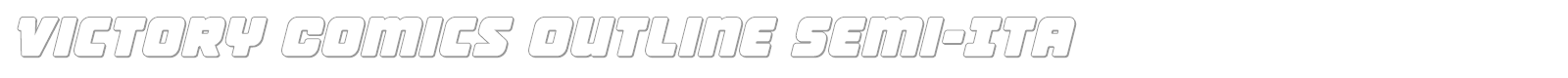 Victory Comics font preview