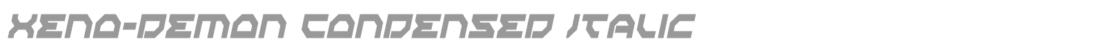 Xeno Demon font preview