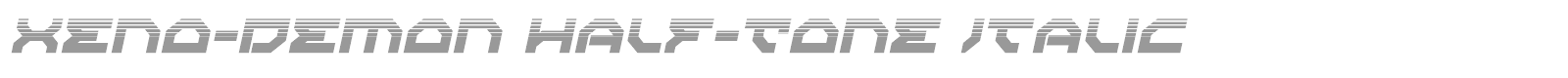 Xeno Demon font preview
