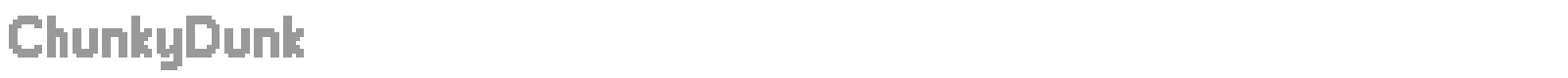 Chunky Dunk font preview