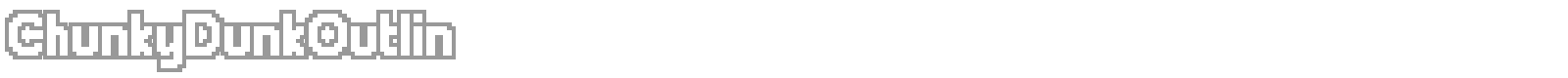 Chunky Dunk font preview