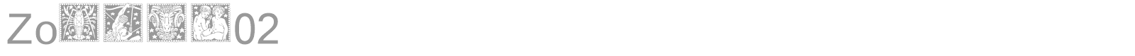 Zodiac 02 font preview