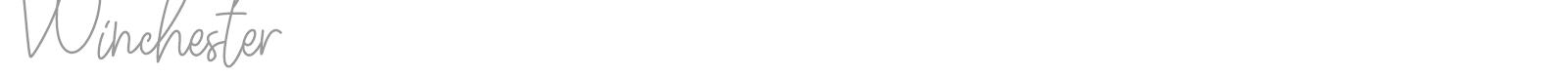 Winchester font preview