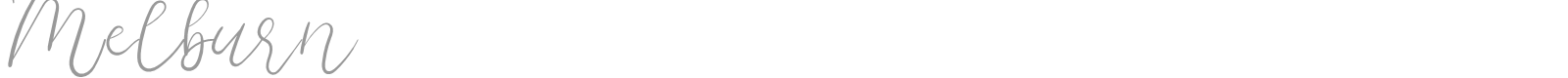 Melburn font preview