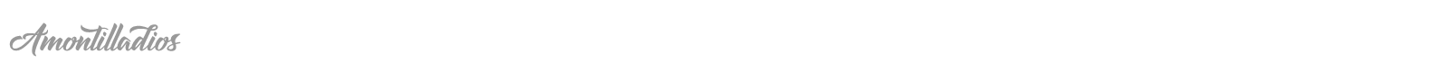Amontilladios font preview