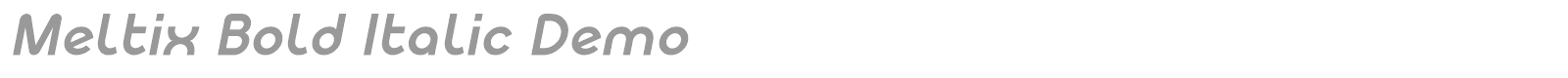 Meltix font preview