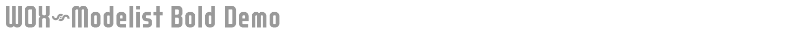 Wox Modelist font preview