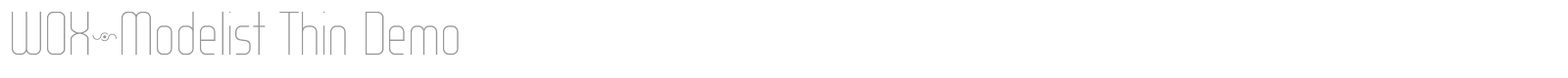 Wox Modelist font preview