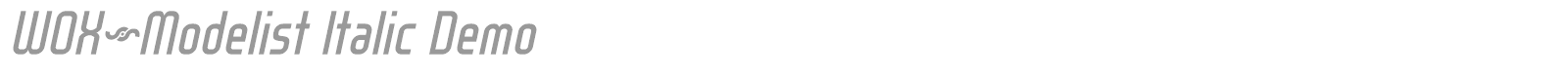 Wox Modelist font preview
