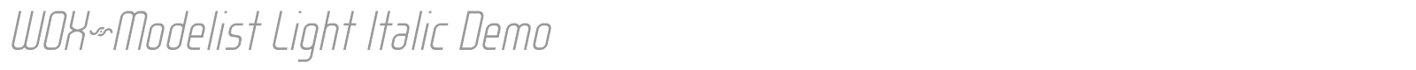 Wox Modelist font preview