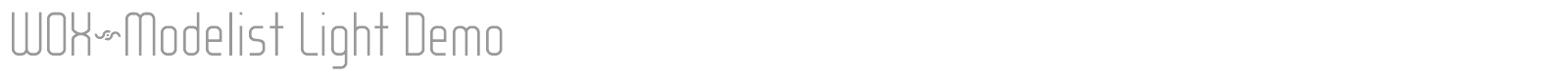 Wox Modelist font preview