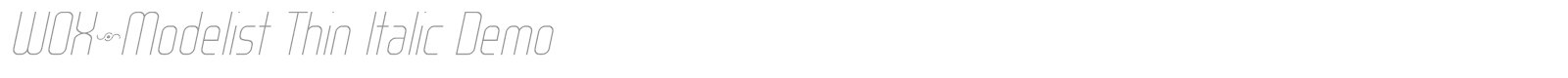 Wox Modelist font preview