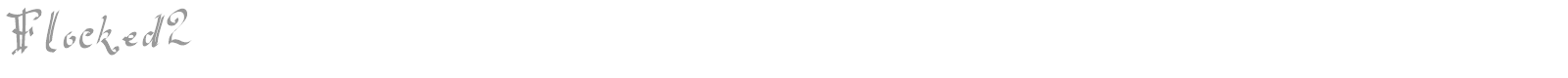Flocked 2 font preview