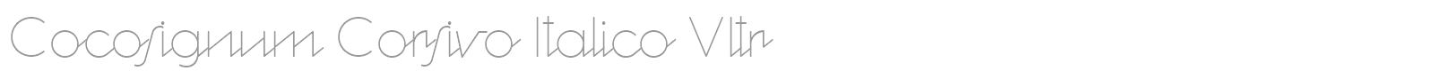 Cocosignum Corsivo Italico font preview